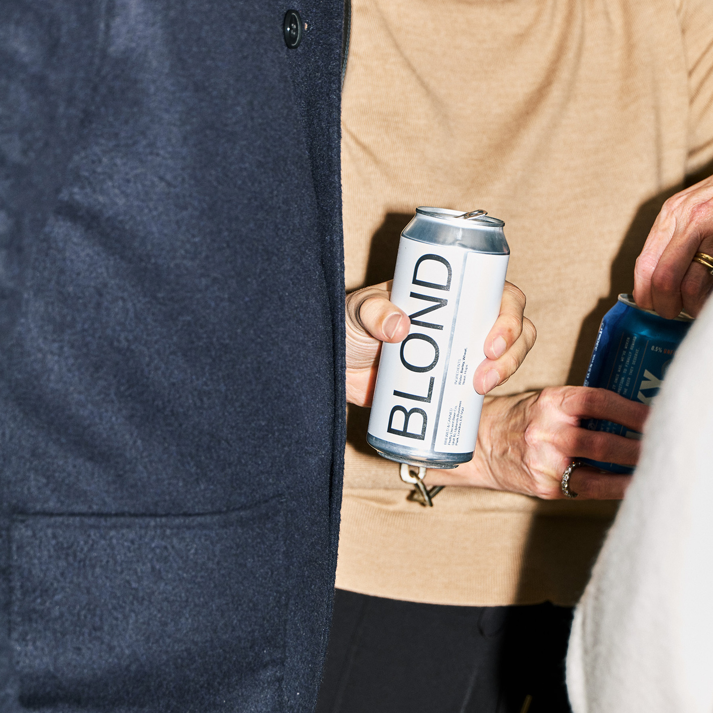 BLOND's custom beer can for its 10 years birthday party