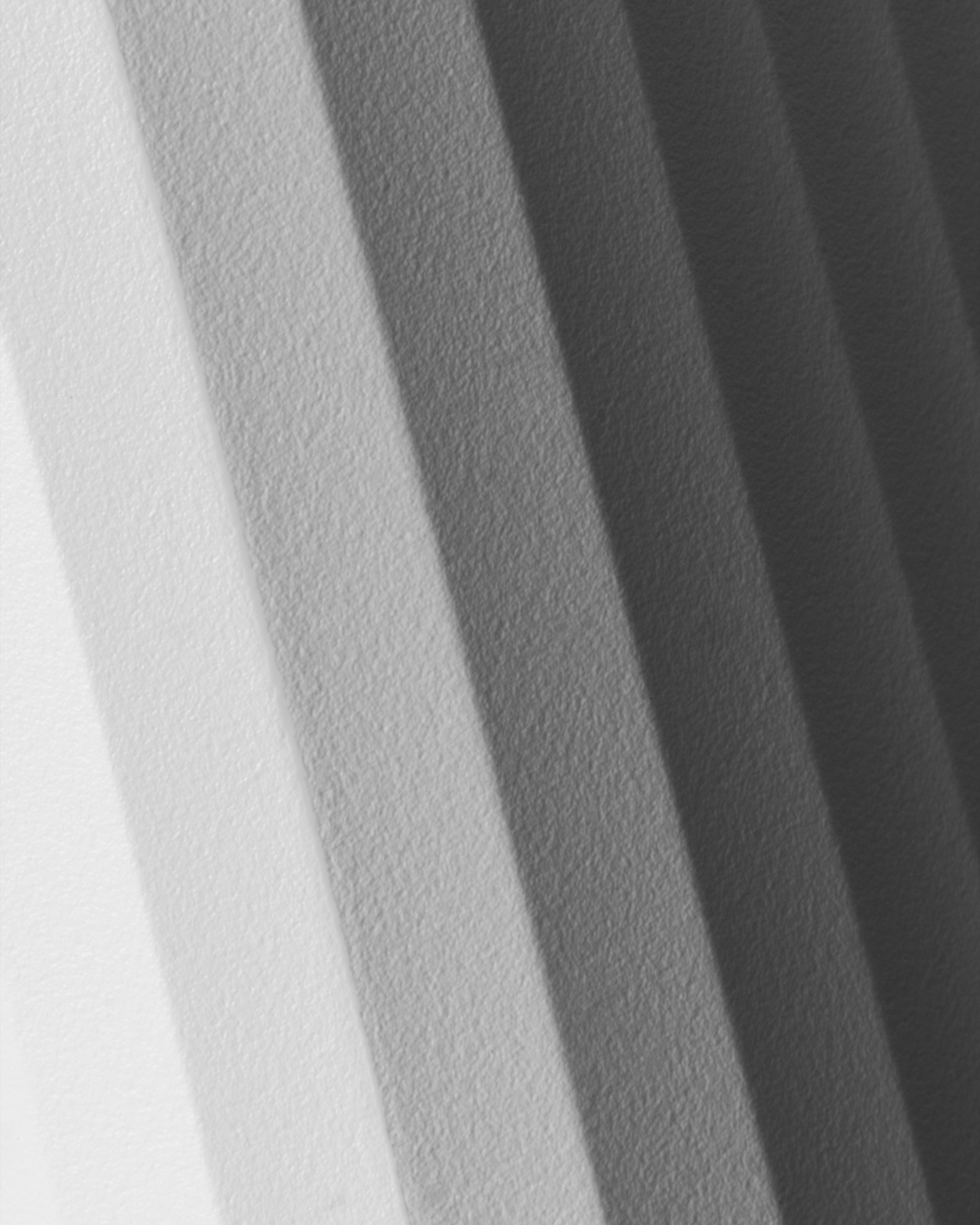 Vertical strip array of surface finish and color texture options